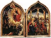 Rogier van der Weyden Diptic de Jeanne de France oil painting reproduction